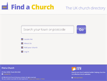 Tablet Screenshot of findachurch.co.uk